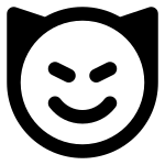 Emoji Evil SVG Icon